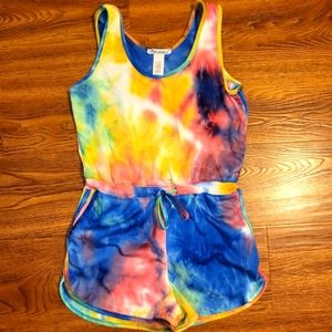 Women's Tie Dye Romper